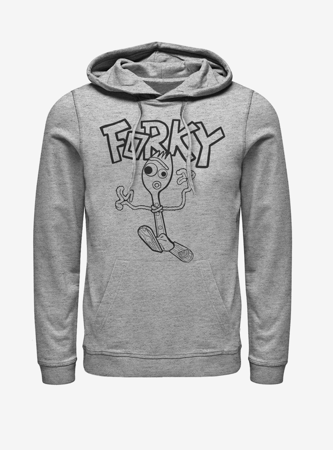 Disney Pixar Toy Story 4 Doodle Fork Heathered Hoodie, ATH HTR, hi-res