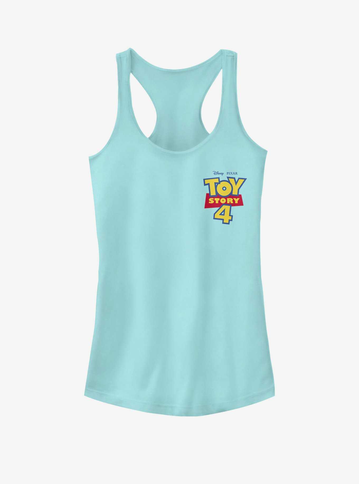 Disney Pixar Toy Story 4 Chest Color Logo Girls Cancun Blue Tank Top, , hi-res