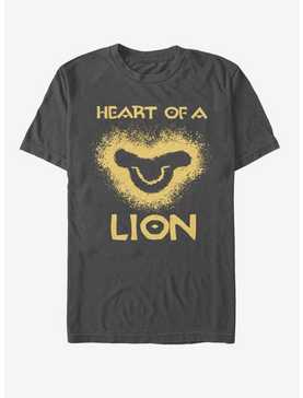 Disney The Lion King 2019 Lion Heart Charcoal Grey T-Shirt, , hi-res
