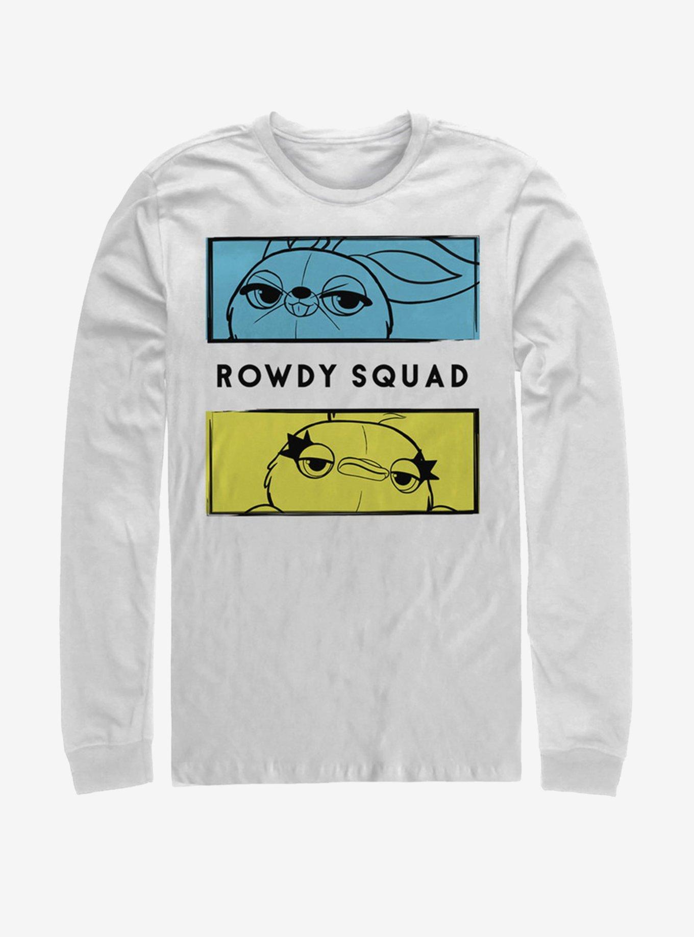 Disney Pixar Toy Story 4 Rowdy Boxes White Long-Sleeve T-Shirt, , hi-res