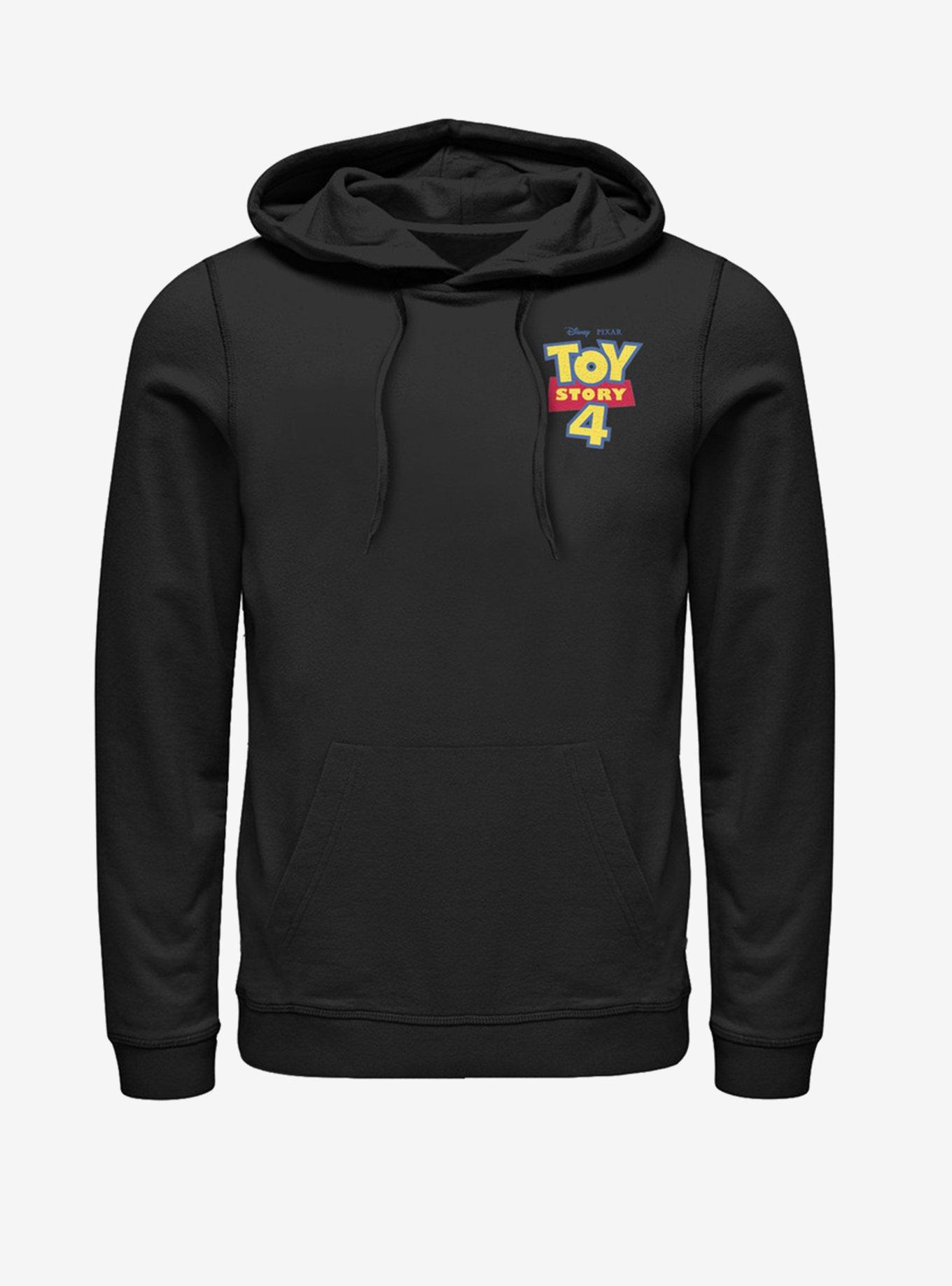 Disney Pixar Toy Story 4 Chest Color Logo Hoodie, BLACK, hi-res