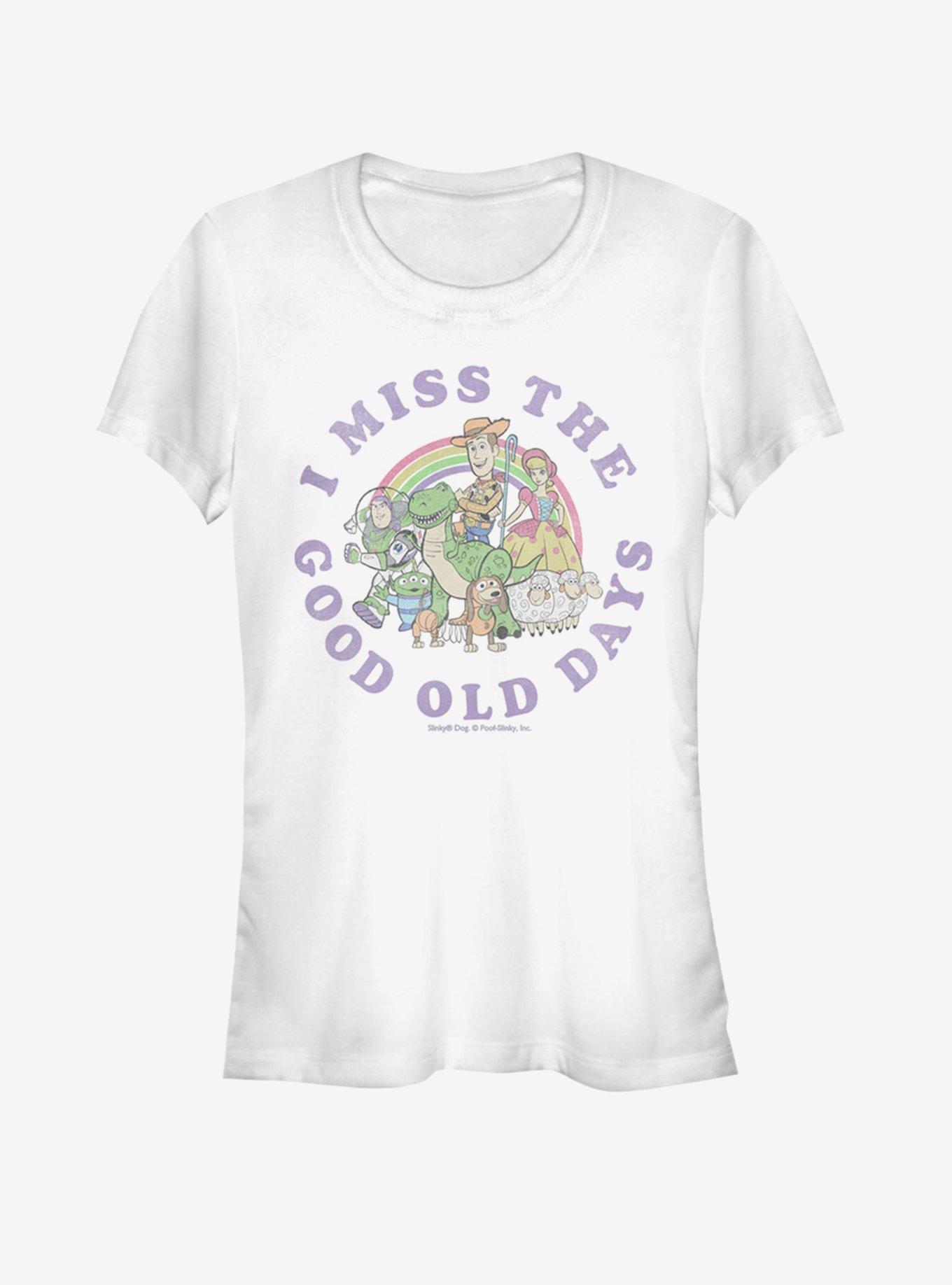 Disney Pixar Toy Story 4 Good Old Days Girls White T-Shirt, WHITE, hi-res
