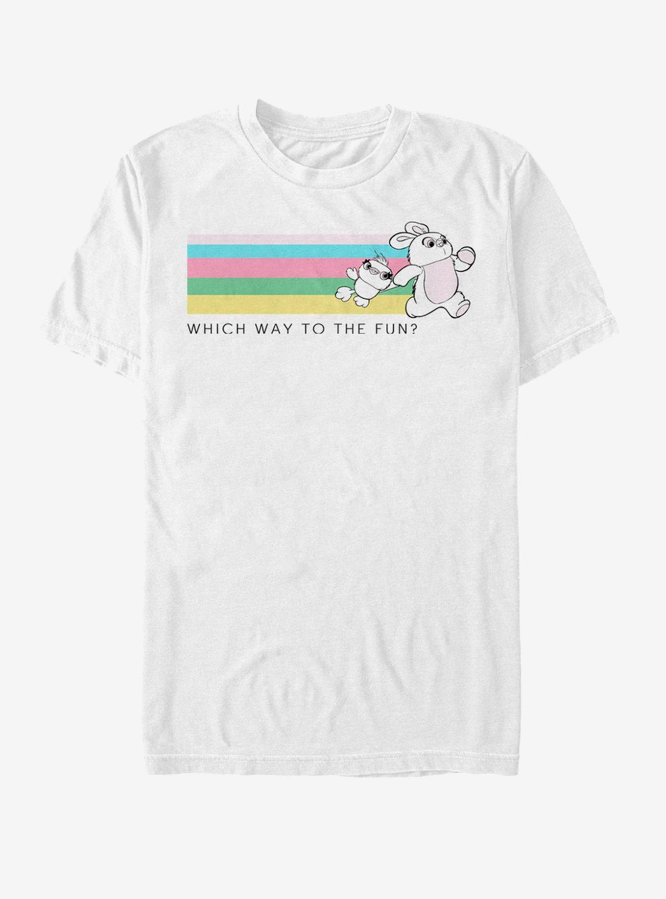 Disney Pixar Toy Story 4 Which Way To Fun White T-Shirt, WHITE, hi-res
