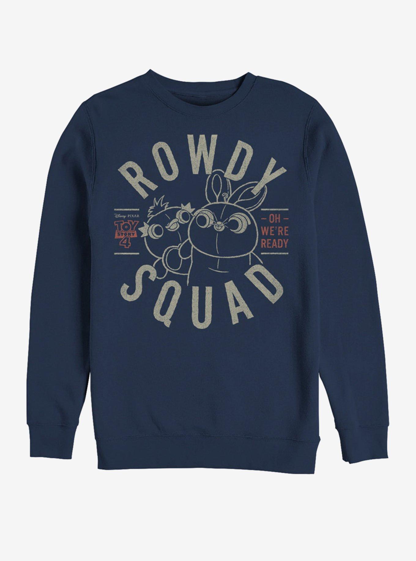 Disney Pixar Toy Story 4 Rowdy Squad Navy Blue Sweatshirt, NAVY, hi-res