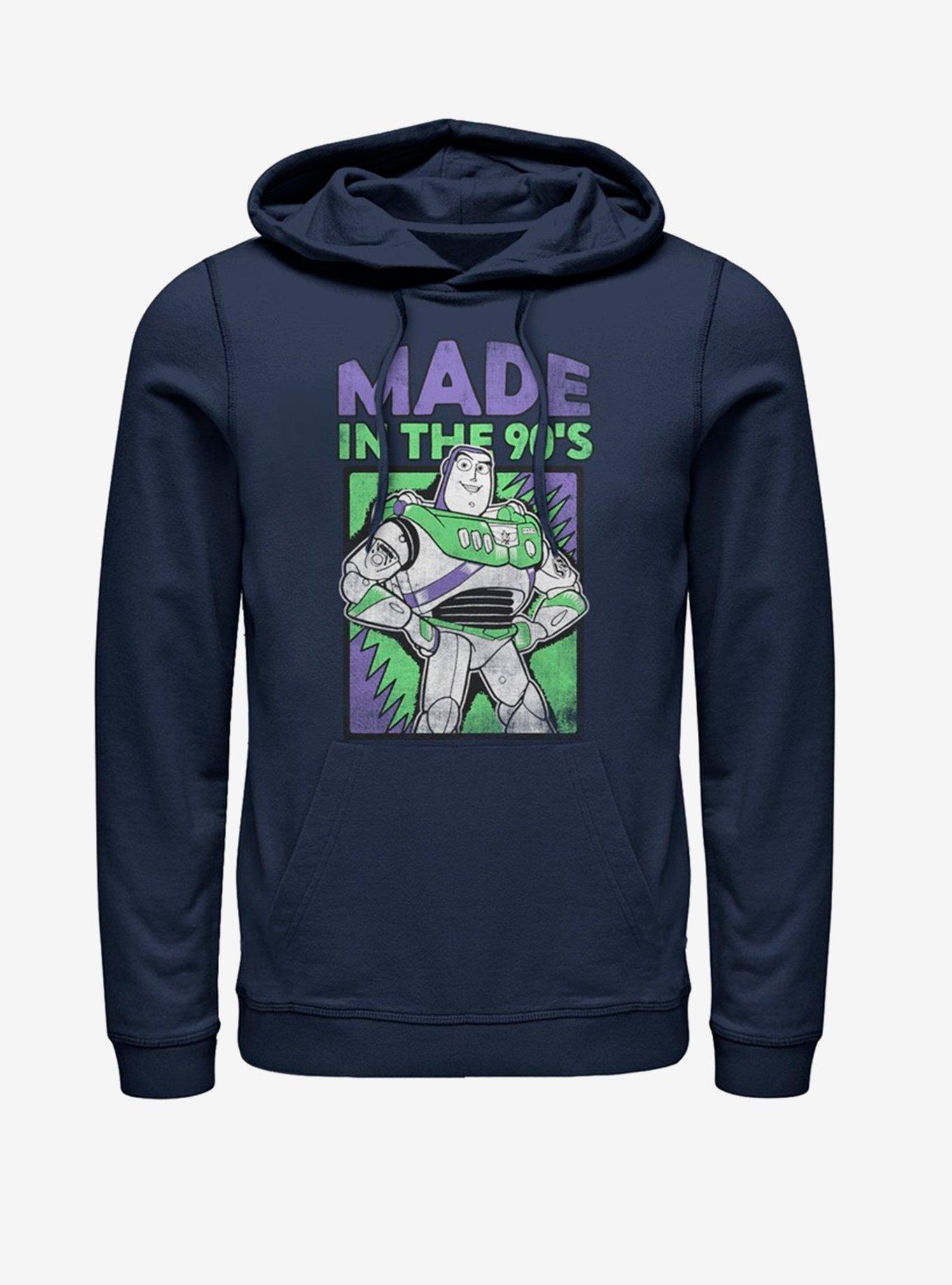 Disney Pixar Toy Story 4 Nineties Buzz Navy Blue Hoodie, , hi-res