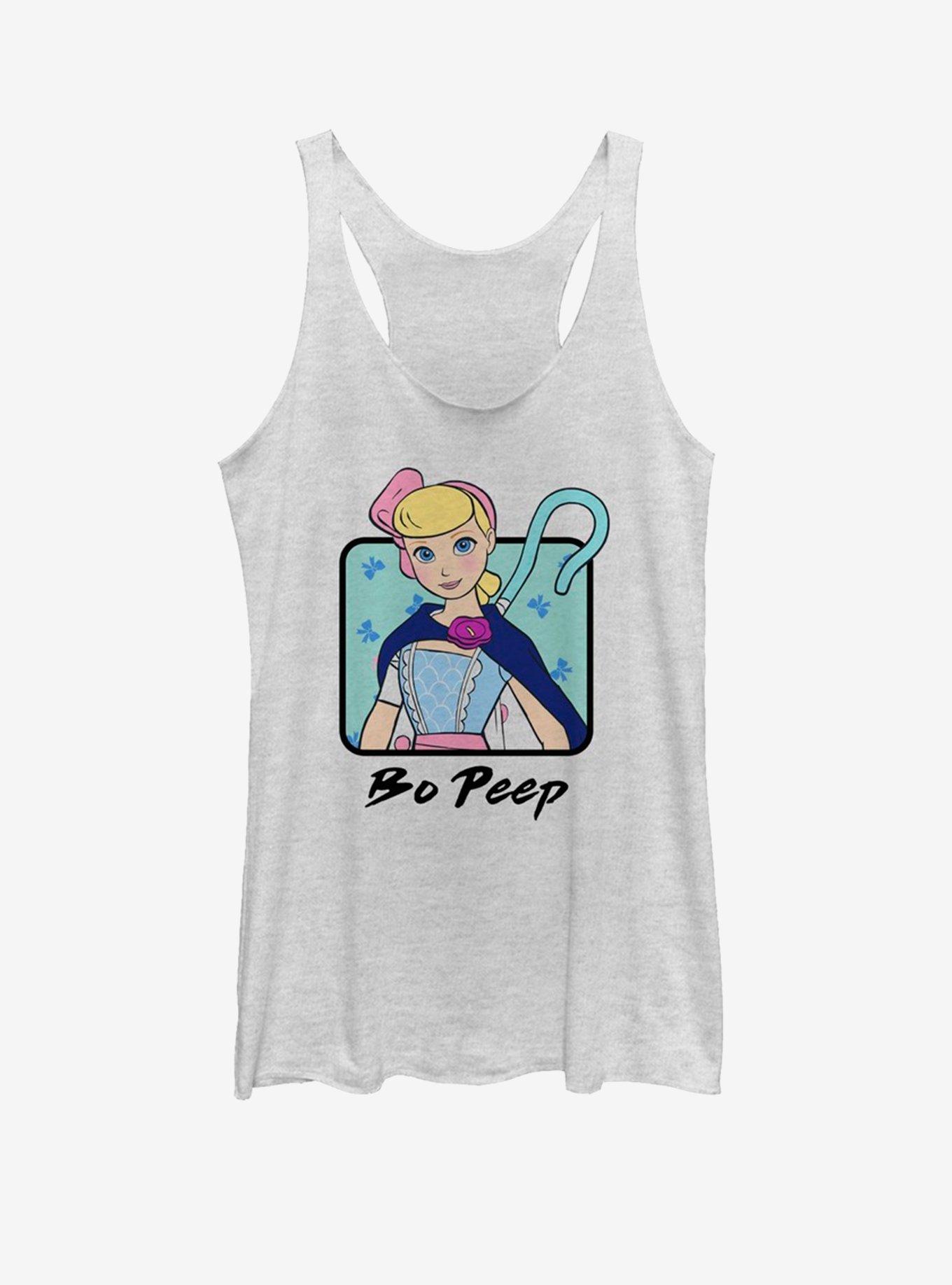 Disney Pixar Toy Story 4 Bo Peep Cloak Girls White Heathered Tank Top, WHITE HTR, hi-res