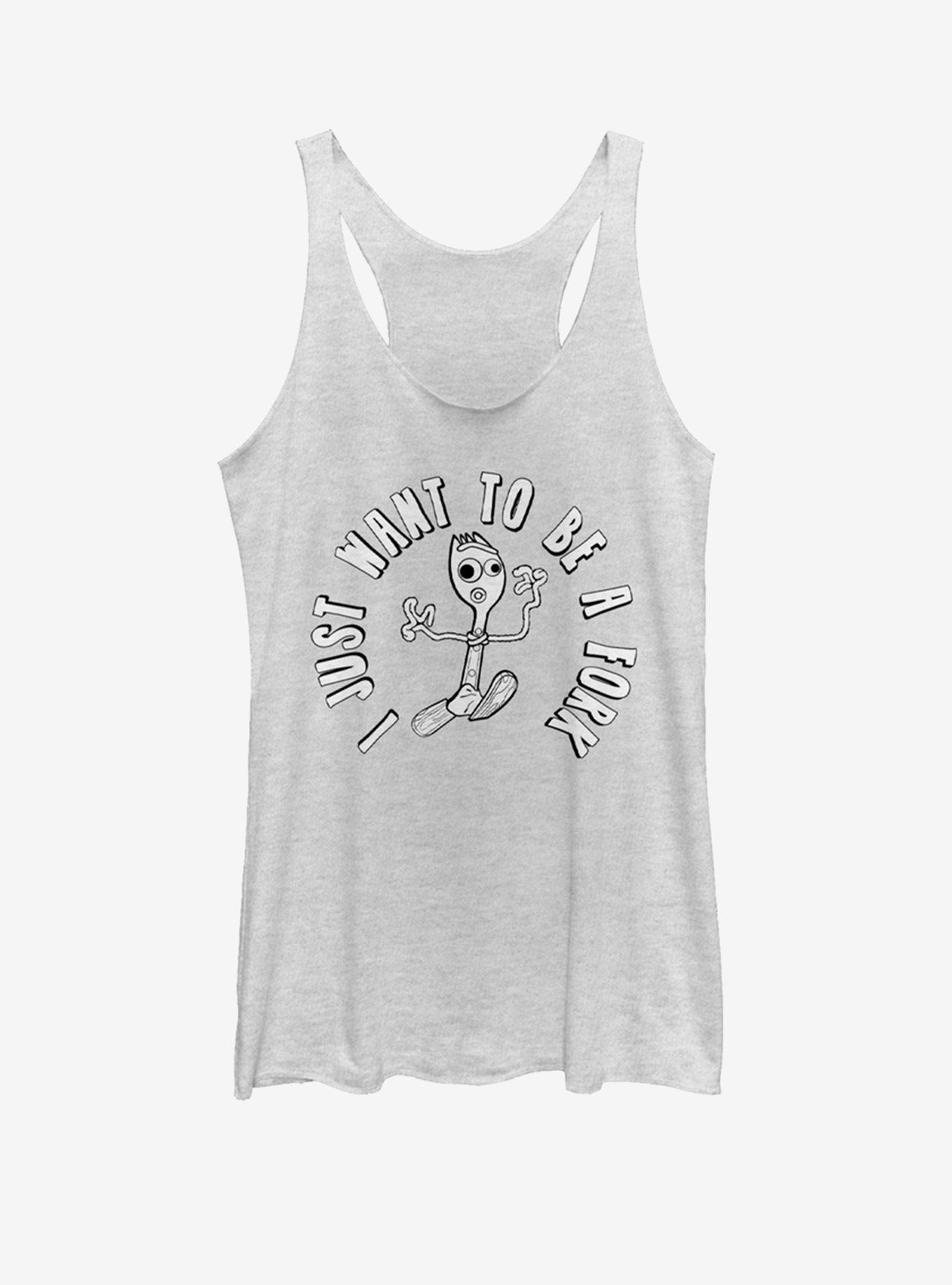Disney Pixar Toy Story 4 I Don't Belong Girls White Heathered Tank Top, , hi-res