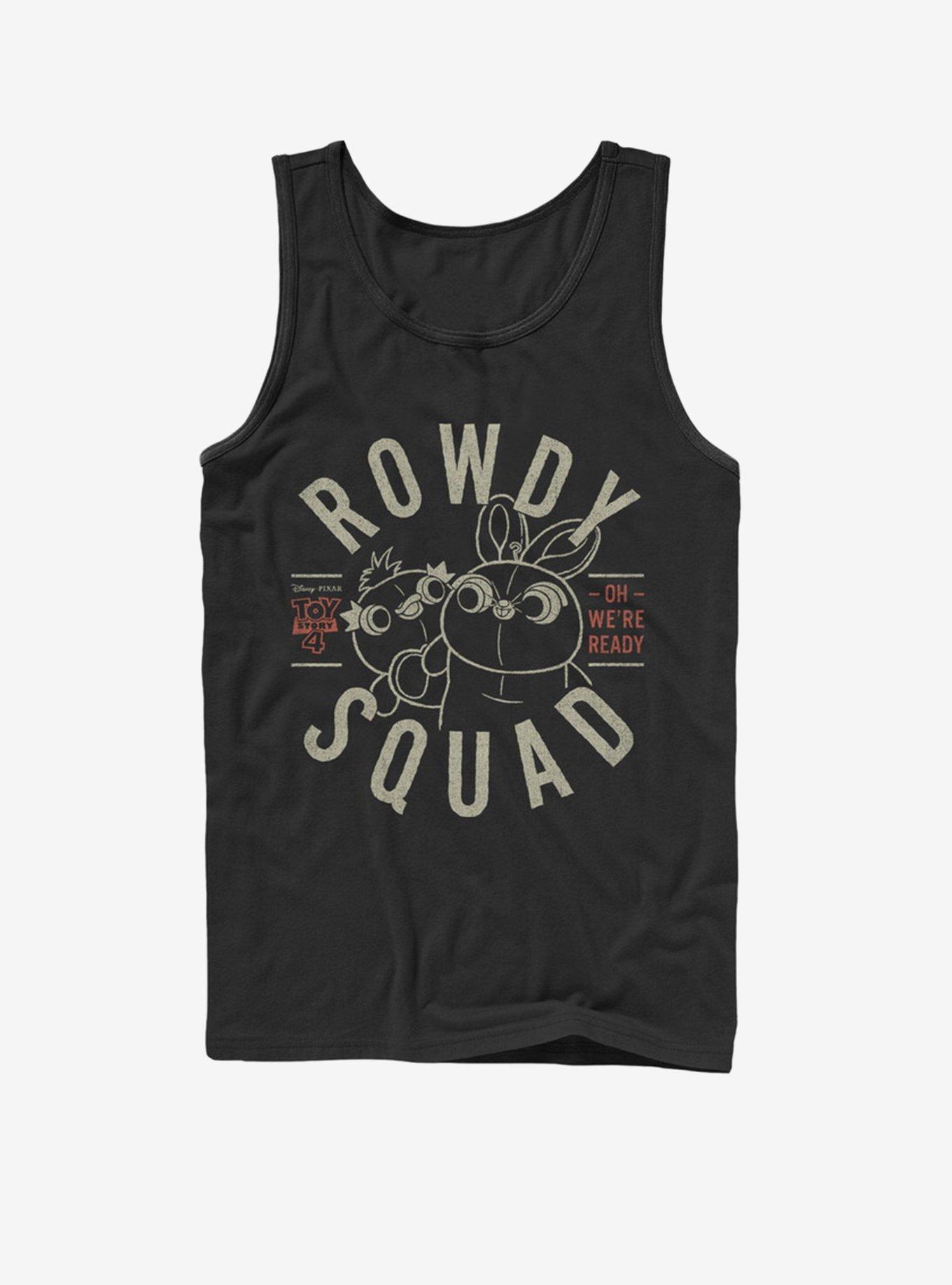 Disney Pixar Toy Story 4 Rowdy Squad Tank Top, BLACK, hi-res