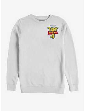 Disney Pixar Toy Story 4 Chest Color Logo White Sweatshirt, , hi-res