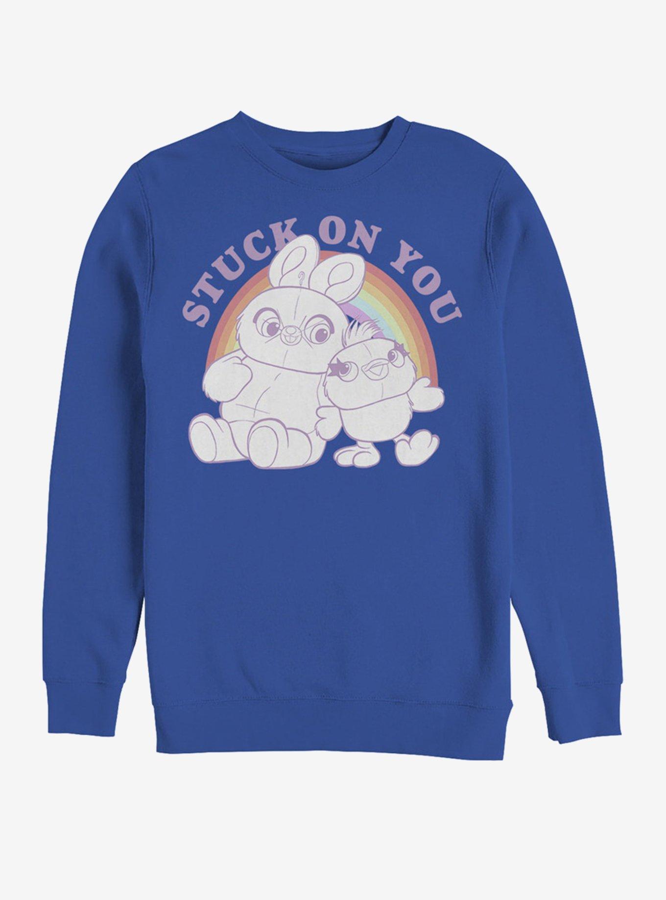 Disney Pixar Toy Story 4 Rainbow Pals Royal Blue Sweatshirt, , hi-res
