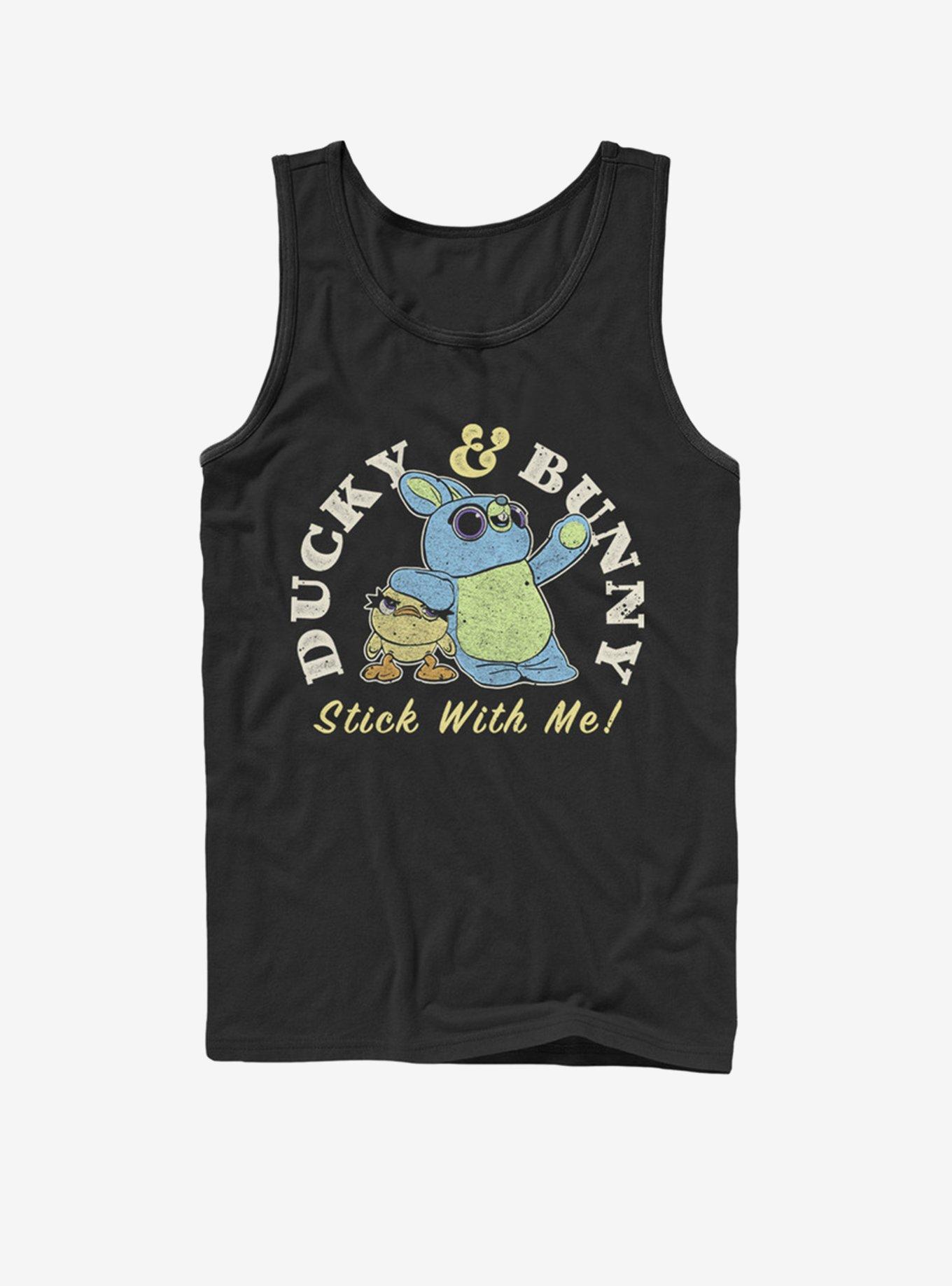 Disney Pixar Toy Story 4 Ducky And Bunny Brand Tank Top, BLACK, hi-res