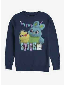 Disney Pixar Toy Story 4 Stick With Us Navy Blue Sweatshirt, , hi-res
