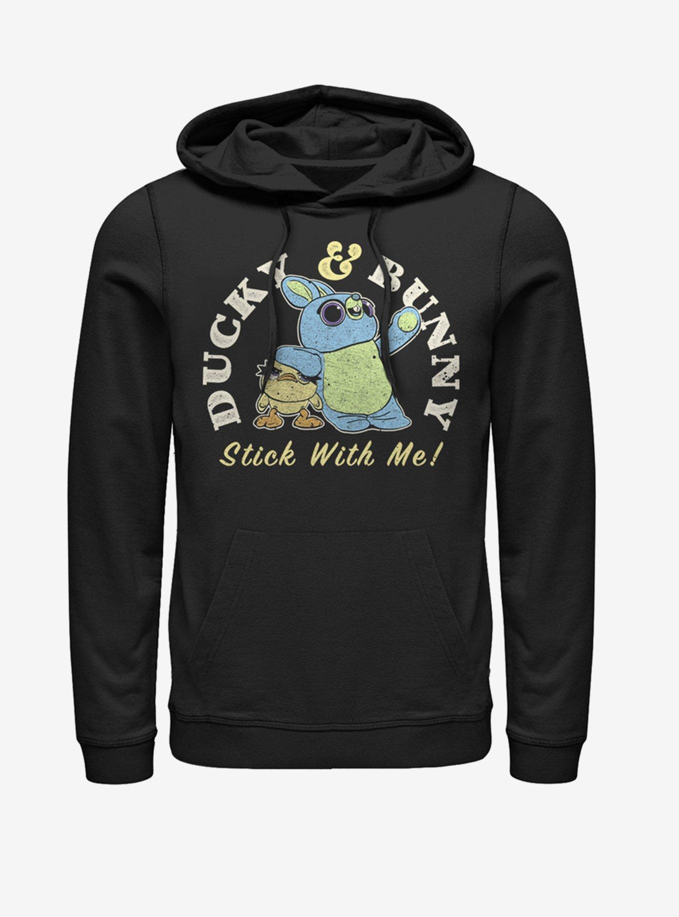 Disney Pixar Toy Story 4 Ducky And Bunny Brand Hoodie, BLACK, hi-res