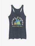 Disney Pixar Toy Story 4 Ducky And Bunny Brand Girls Navy Blue Heathered Tank Top, NAVY HTR, hi-res