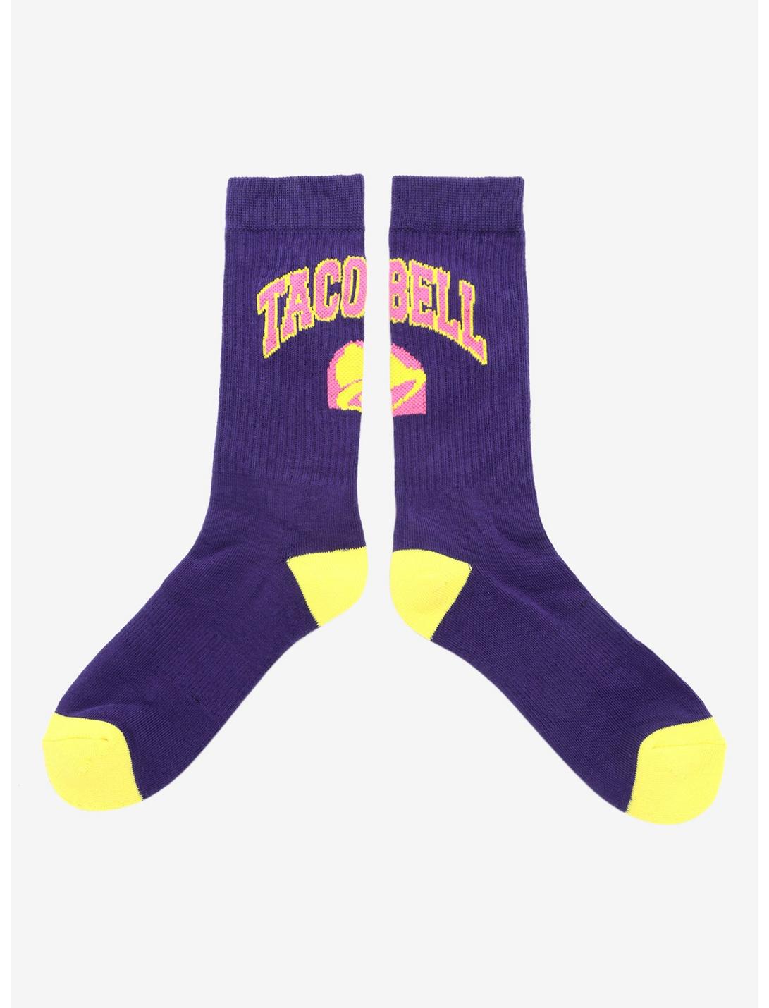 Taco Bell Logo Crew Socks - BoxLunch Exclusive, , hi-res