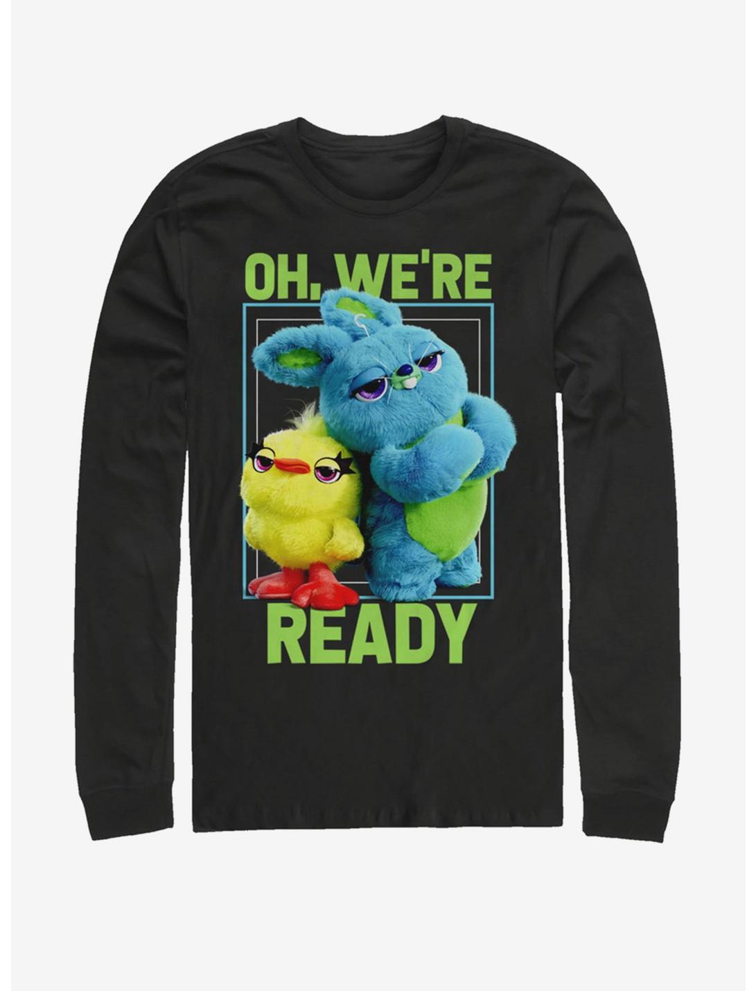 Disney Pixar Toy Story 4 Ready Long-Sleeve T-Shirt, BLACK, hi-res