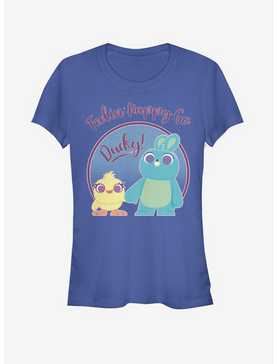 Disney Pixar Toy Story 4 Ducky Bunny Pastel Girls Royal Blue T-Shirt, , hi-res