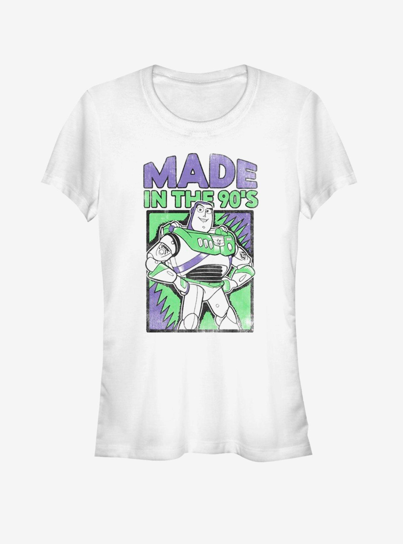 Disney Pixar Toy Story 4 Nineties Buzz Girls White T-Shirt, , hi-res