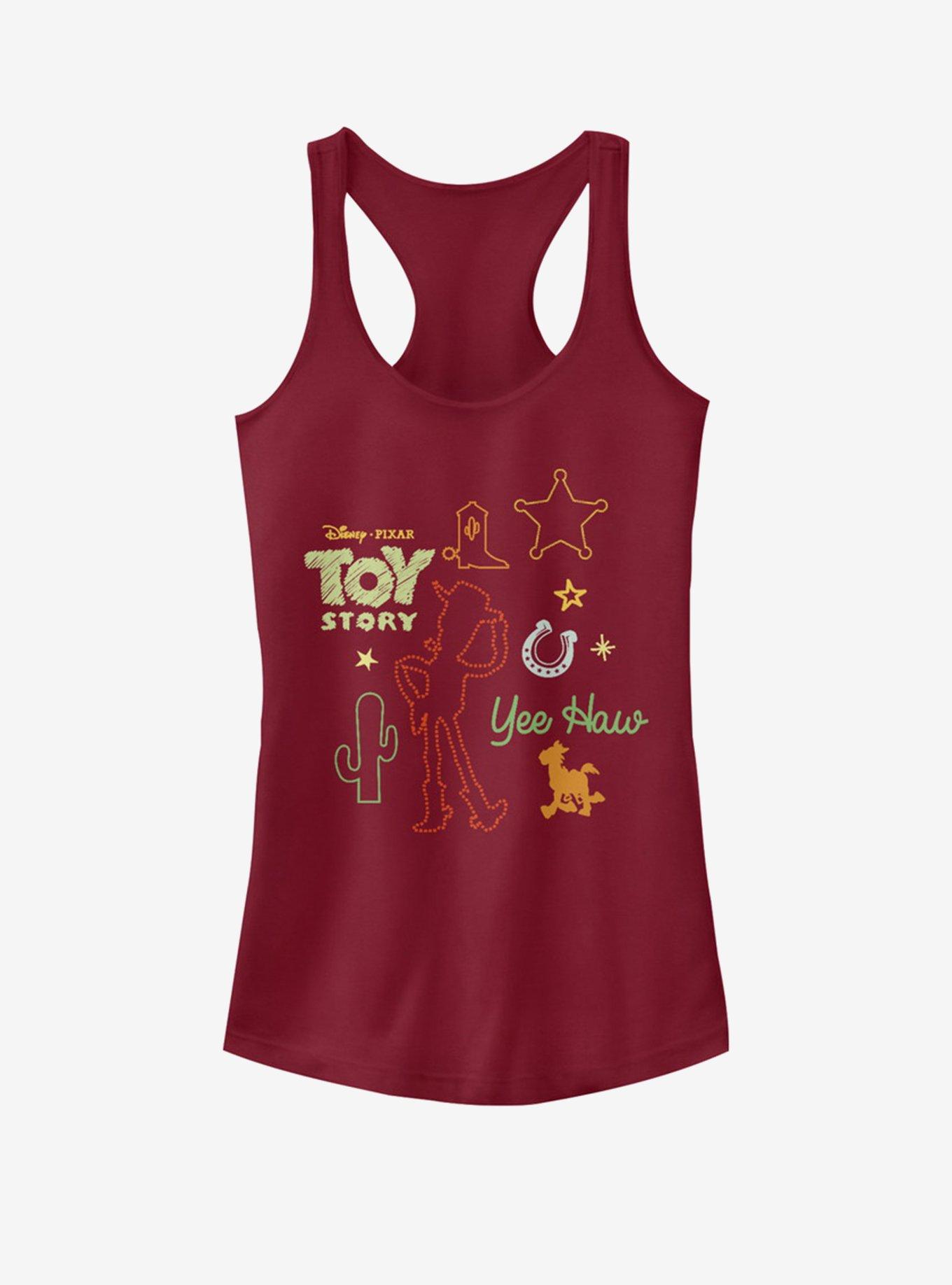 Disney Pixar Toy Story 4 Folk Story Girls Scarlet Red Tank Top, , hi-res