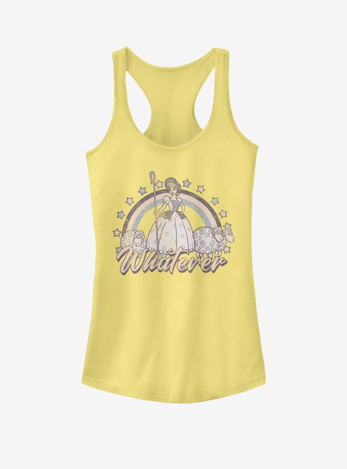 Disney Pixar Toy Story 4 Rain Bo Peep Girls Banana Yellow Tank Top, , hi-res