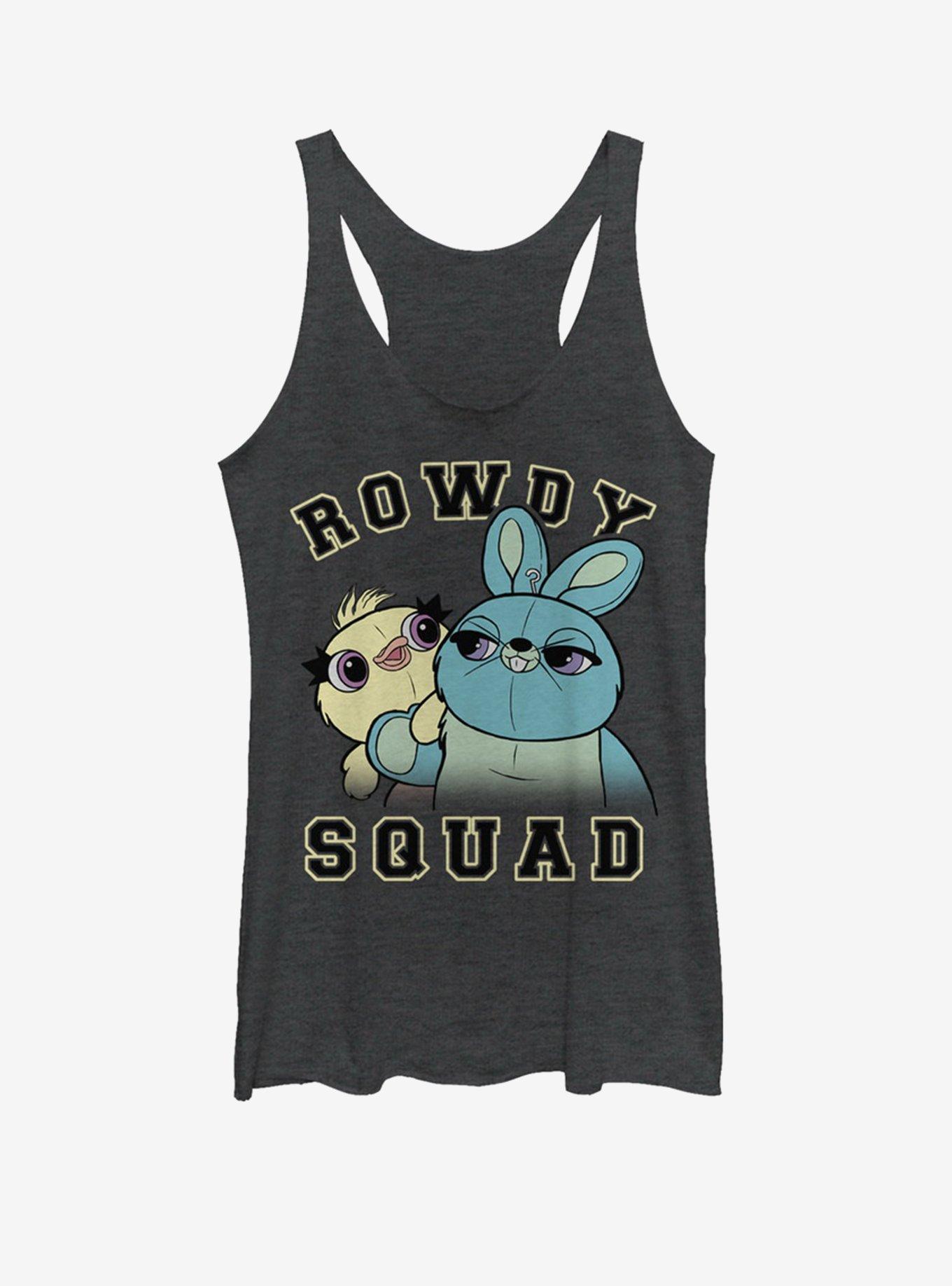 Disney Pixar Toy Story 4 Rowdy Squad Girls Black Heathered Tank Top, , hi-res