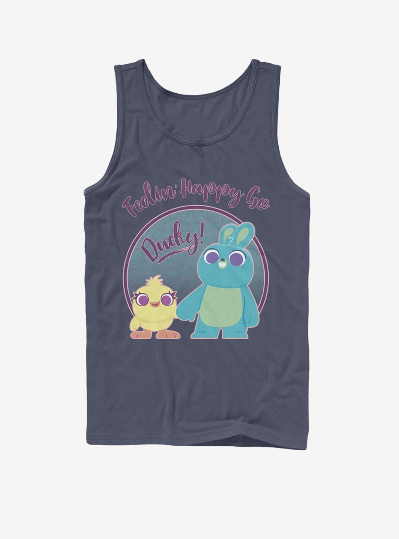 Disney Pixar Toy Story 4 Ducky Bunny Pastel Navy Blue Tank Top, NAVY, hi-res