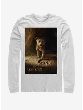 Disney The Lion King 2019 Simba Poster White Long-Sleeve T-Shirt, , hi-res