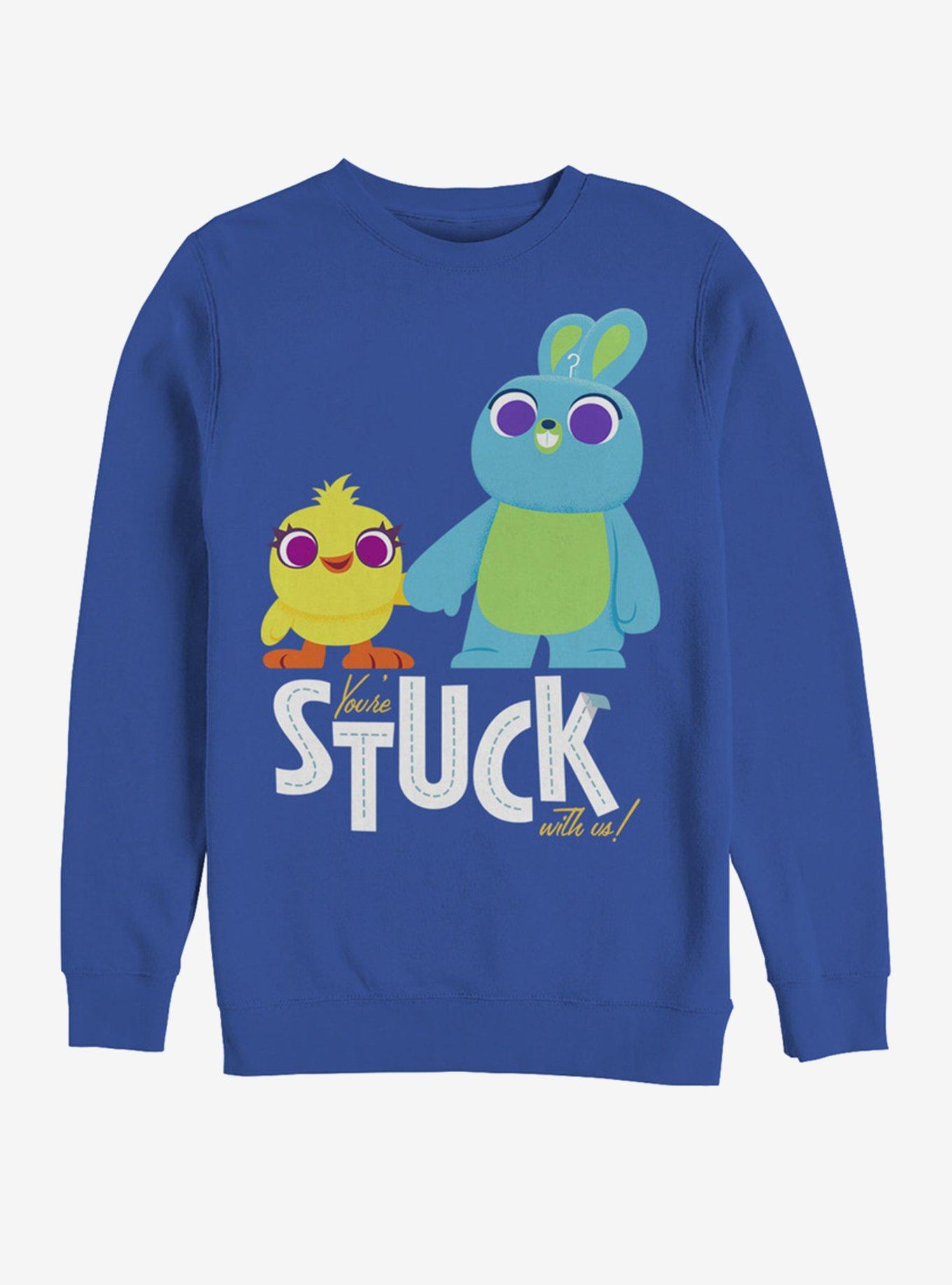 Disney Pixar Toy Story 4 Stuck With Us Royal Blue Sweatshirt, , hi-res
