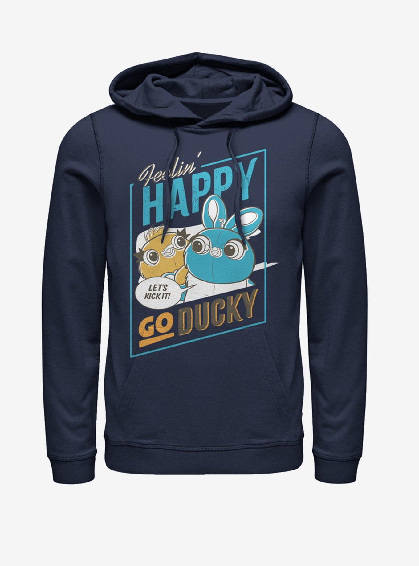 Disney Pixar Toy Story 4 Happy Go Ducky Navy Blue Hoodie, NAVY, hi-res