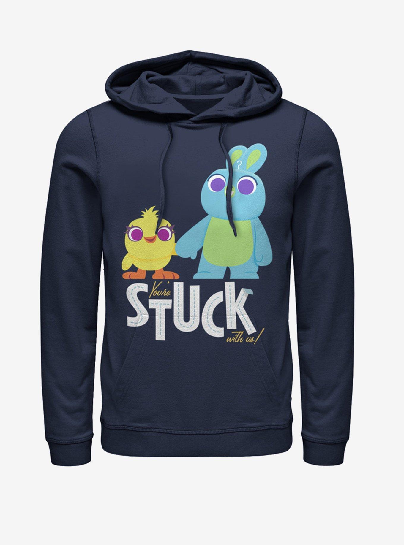 Disney Pixar Toy Story 4 Stuck With Us Navy Blue Hoodie, NAVY, hi-res