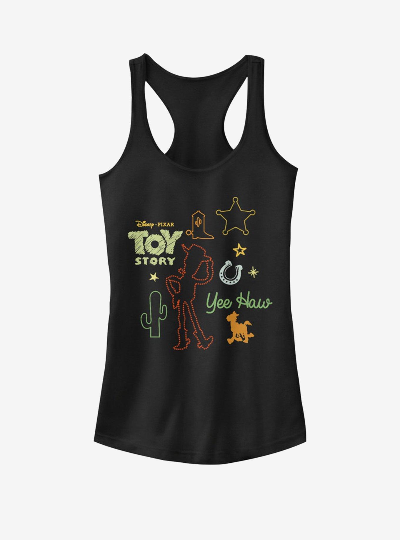 Disney Pixar Toy Story 4 Folk Story Girls Tank Top, BLACK, hi-res