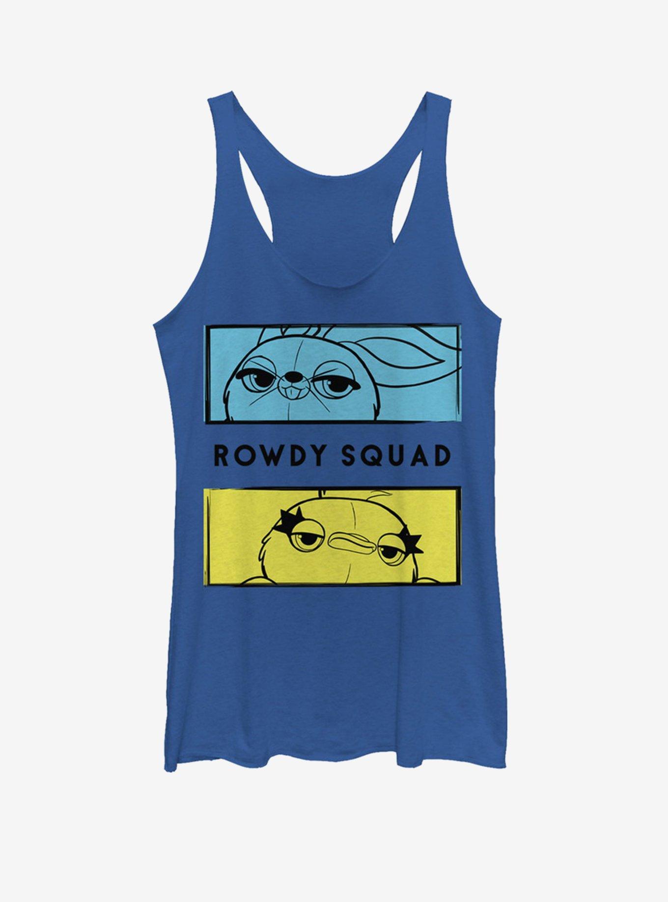 Disney Pixar Toy Story 4 Rowdy Boxes Girls Heathered Royal Blue Tank Top, ROY HTR, hi-res