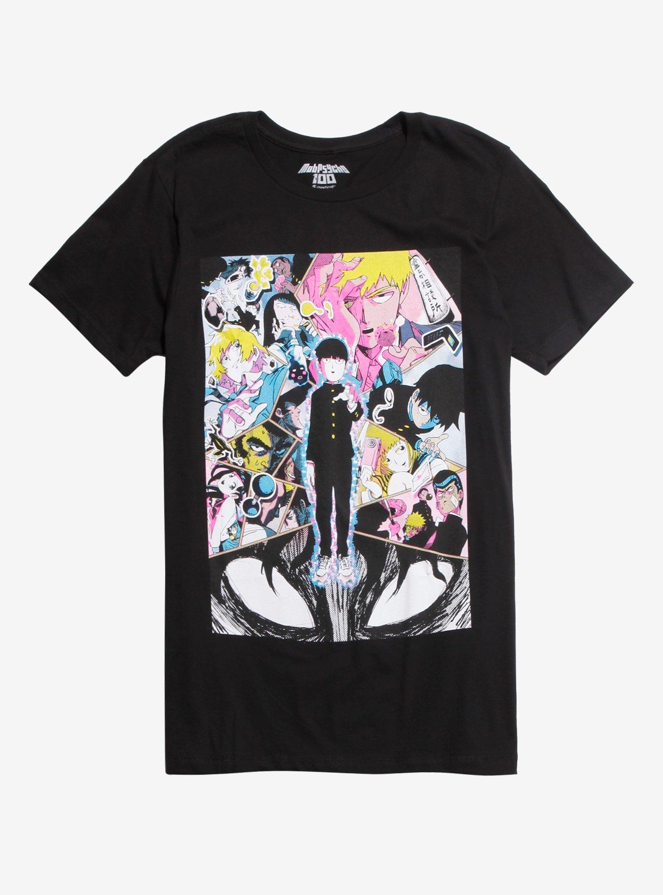 Mob Psycho 100 Poster T-Shirt, MULTI, hi-res