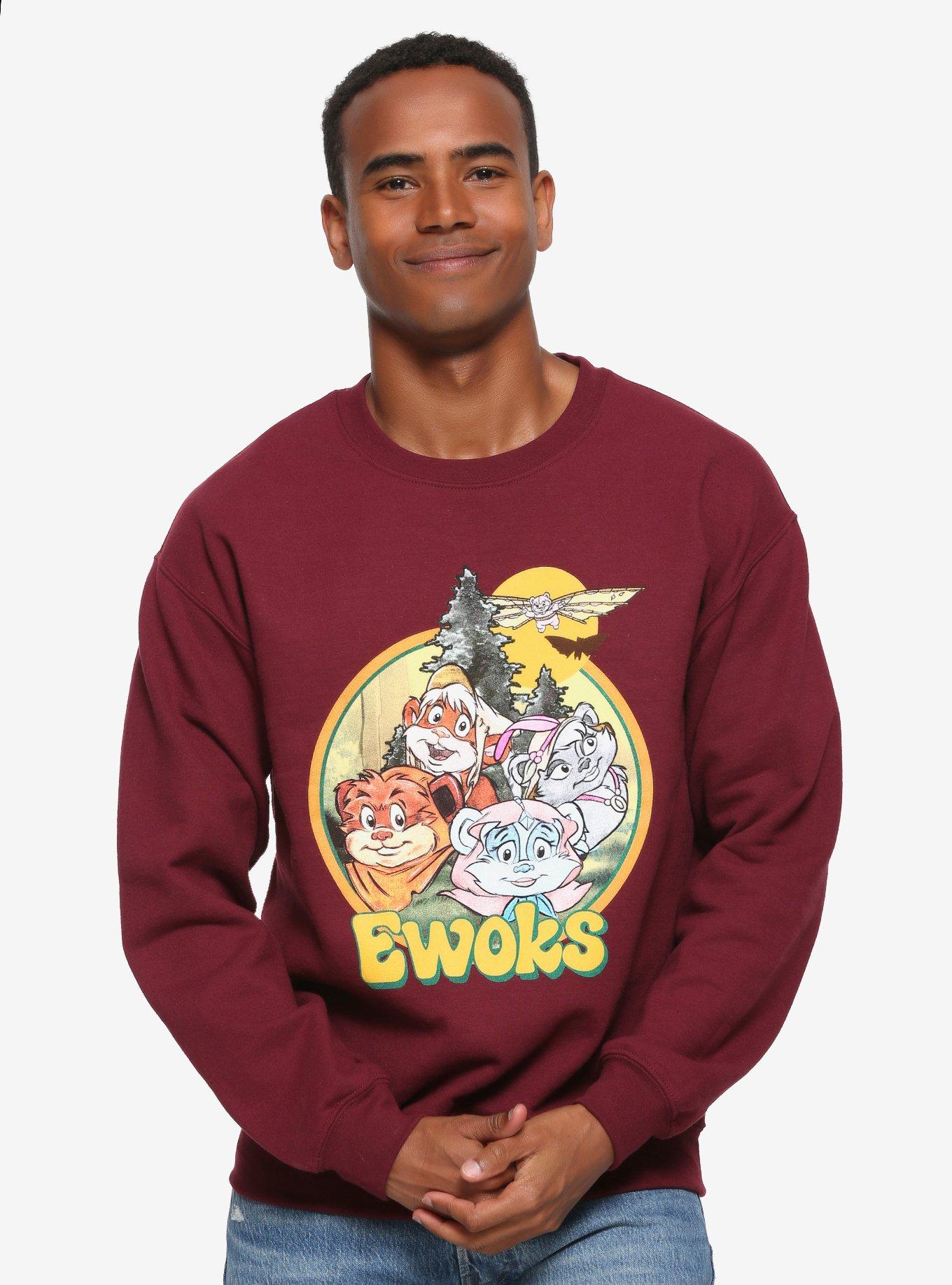 Our Universe Star Wars: Ewoks Characters Sweatshirt, MULTI, hi-res