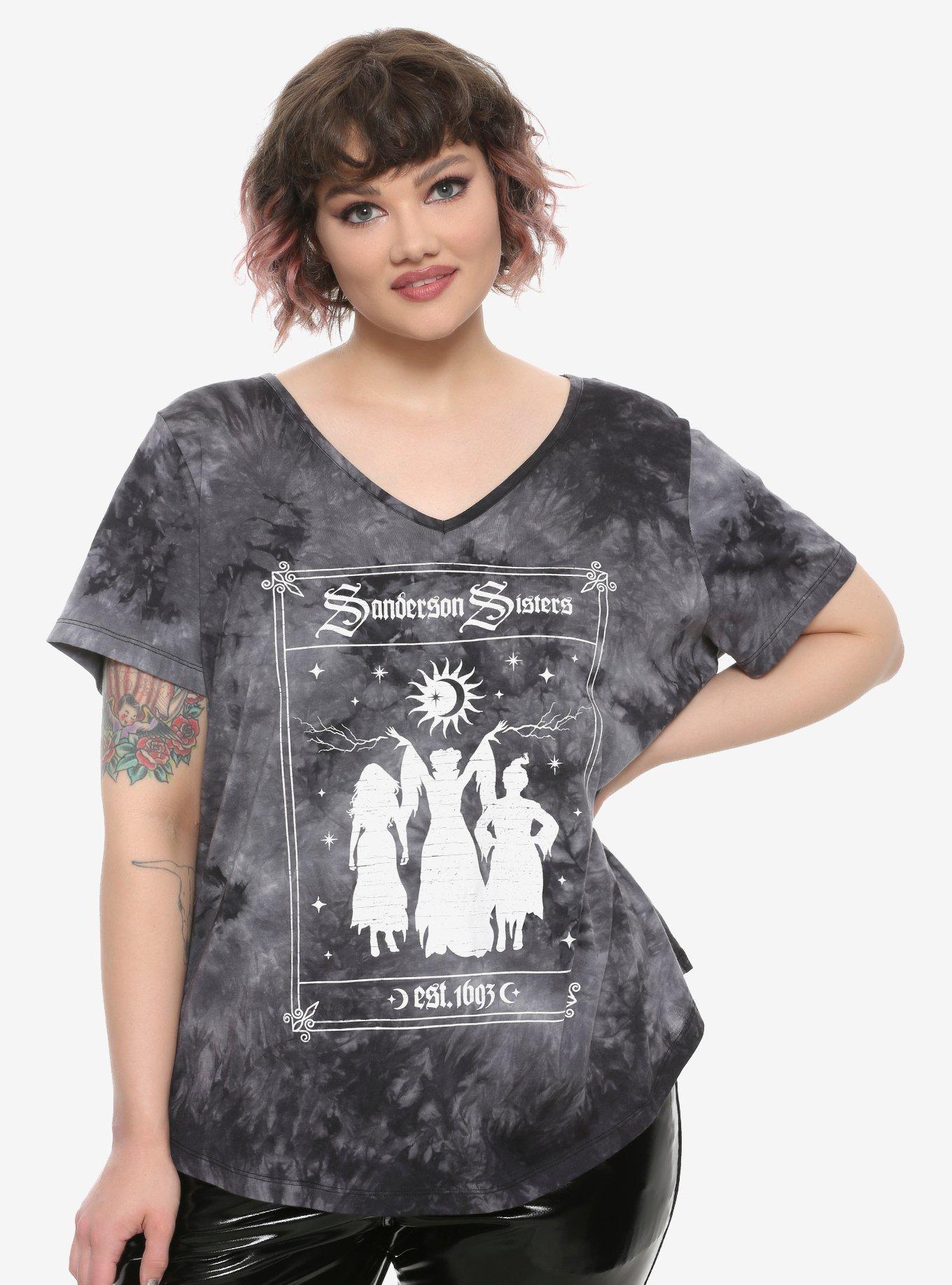 Her Universe Disney Hocus Pocus Sanderson Sisters Acid Wash Strappy Top Plus Size, MULTI, hi-res