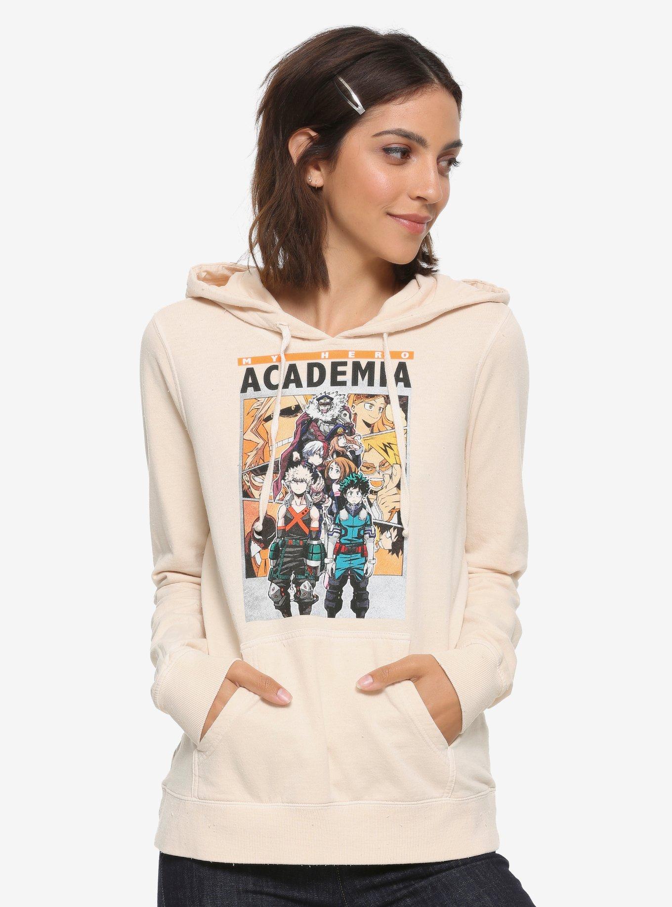 My Hero Academia One For All Oatmeal Girls Hoodie Hot Topic