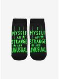 Beetlejuice Strange & Unusual Metallic No-Show Socks, , hi-res