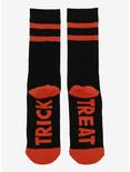 Trick Or Treat Stripe Crew Socks, , hi-res