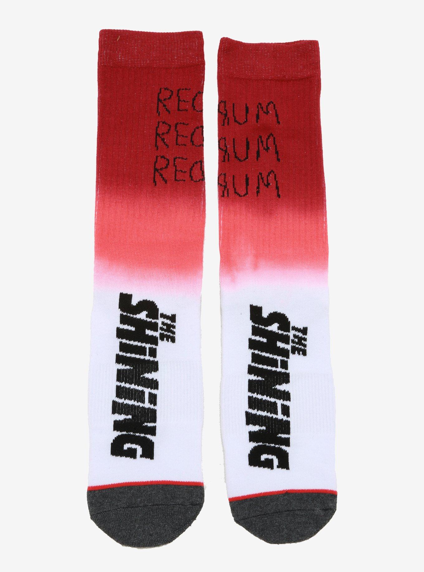The Shining Redrum Ombre Crew Socks, , hi-res