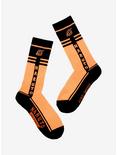 Naruto Shippuden Orange & Black Crew Socks, , hi-res