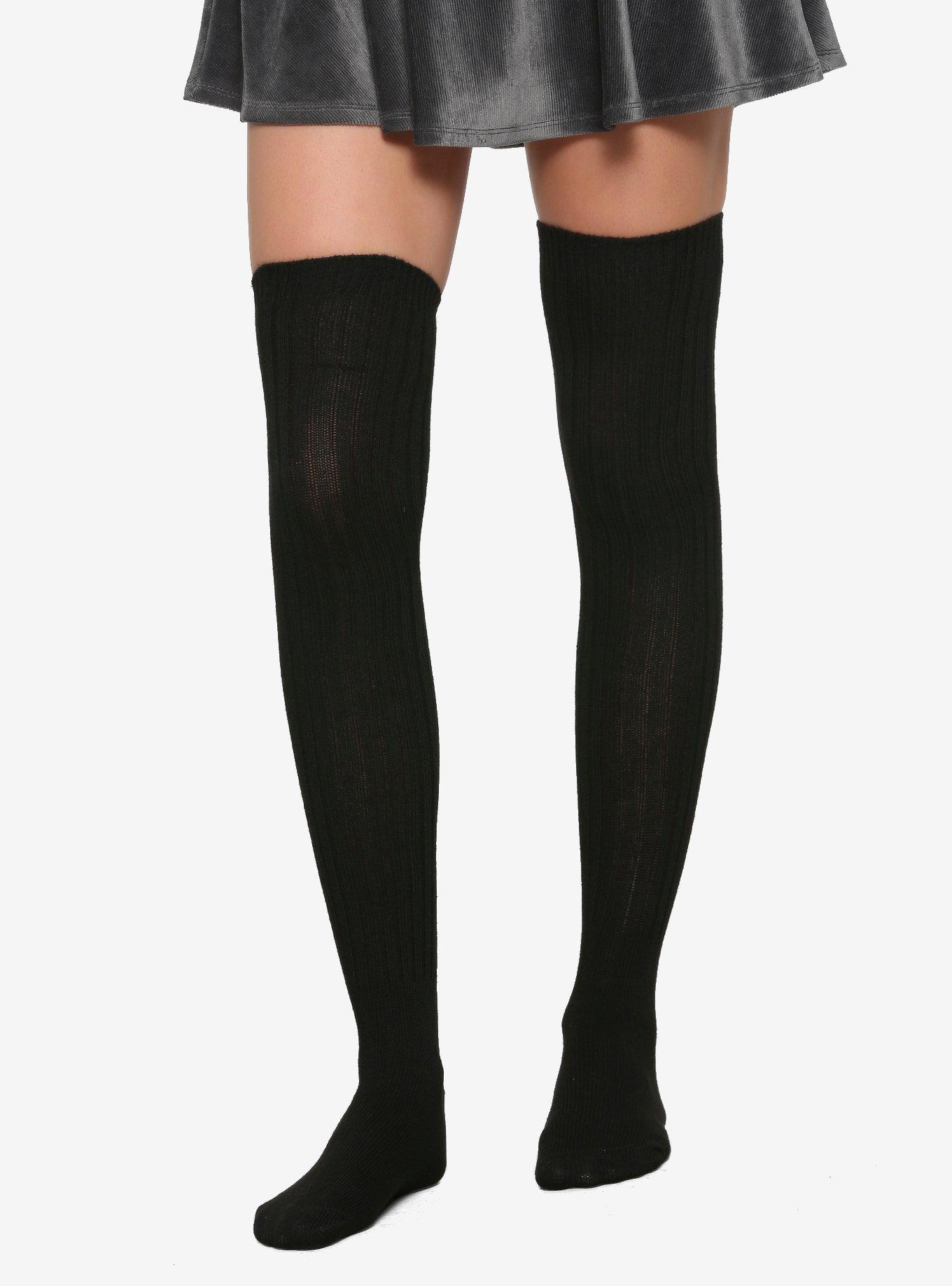 WOMENS GIRLS OVER KNEE THIGH HIGH SOCKS POTTER WORLD BOOK DAY SIZE