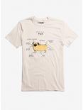 Anatomy Of A Pug T-Shirt, SAND  BROWN, hi-res