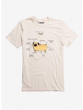 Anatomy Of A Pug T-Shirt, , hi-res