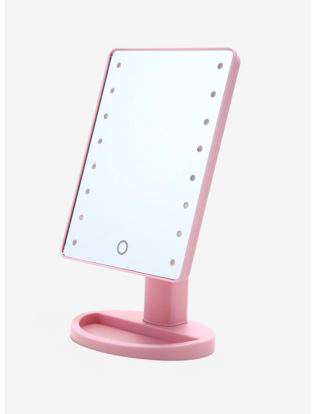 Pink Light-Up LED Vanity Mirror, , hi-res