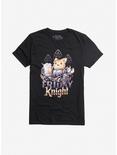 Friday Knight Cat T-Shirt By Ilustrata, BLACK, hi-res