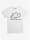 Unfit For Anything Cat T-Shirt, WHITE, hi-res