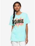Surge Cloud Wash Women's T-Shirt - BoxLunch Exclusive, GREEN, hi-res