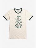 Our Universe Star Wars Camp Endor Women's Ringer T-Shirt - BoxLunch Exclusive, GREY, hi-res