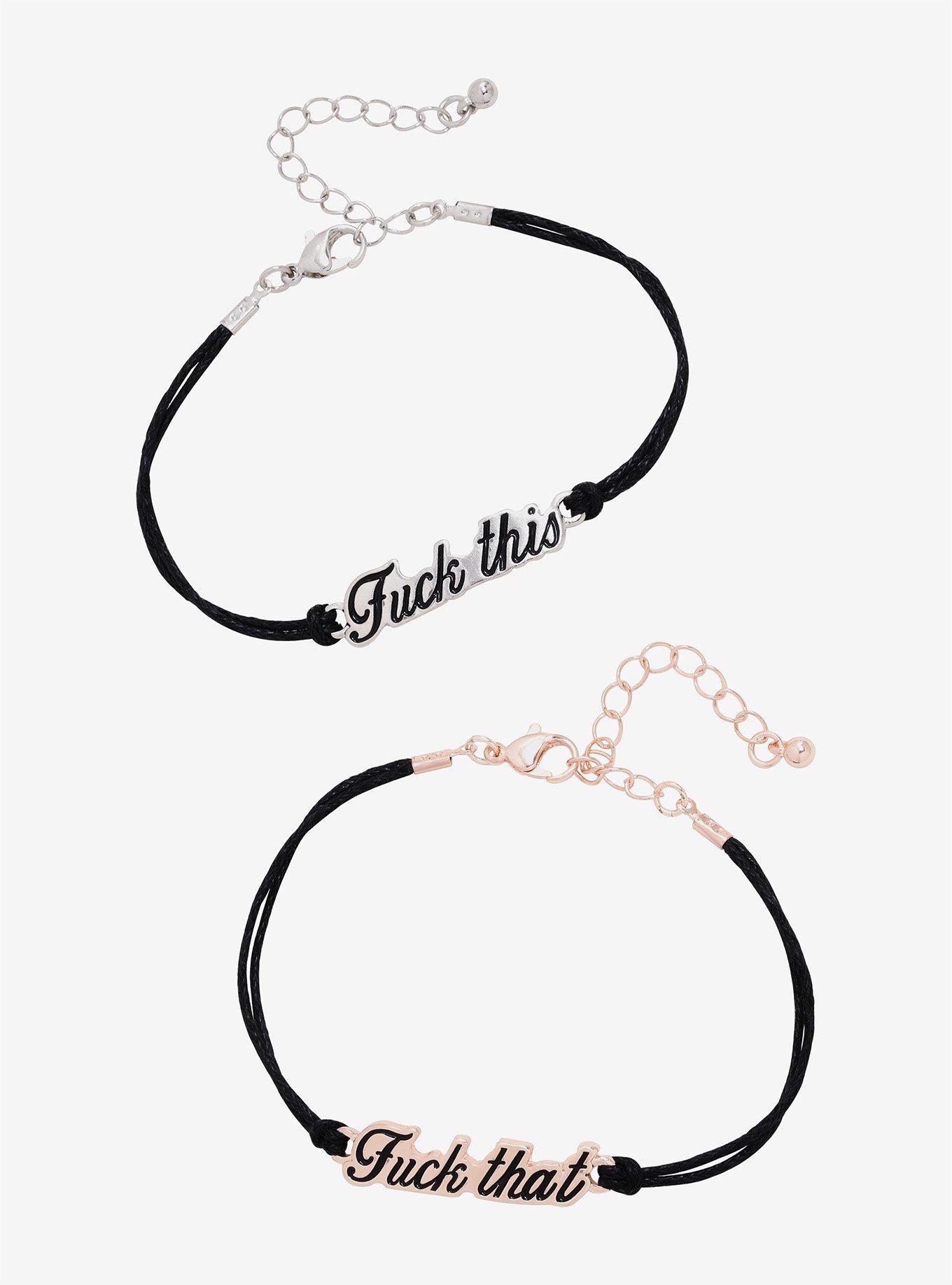 F*ck This & That Best Friend Cord Bracelet Set, , hi-res
