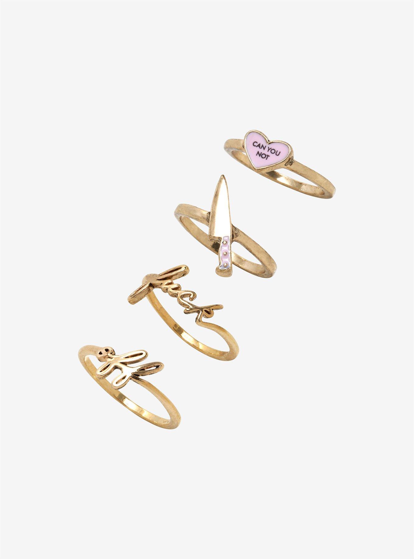 Can You Not Knife Ring Set, , hi-res